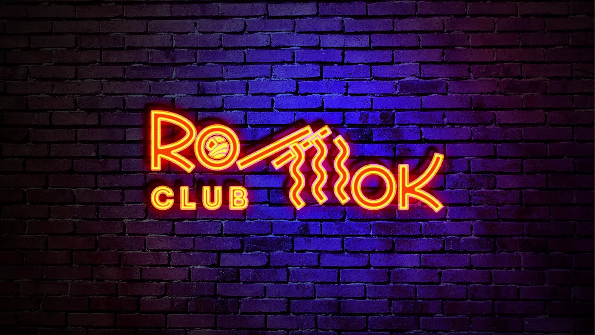 Разработка интерьерной вывески суши-бара «Roll Wok Club» в Узловой